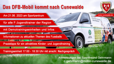 Das DFB-Mobil kommt nach Cunewalde - Bild 1