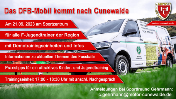 Das DFB-Mobil kommt nach Cunewalde, 04.05.2023